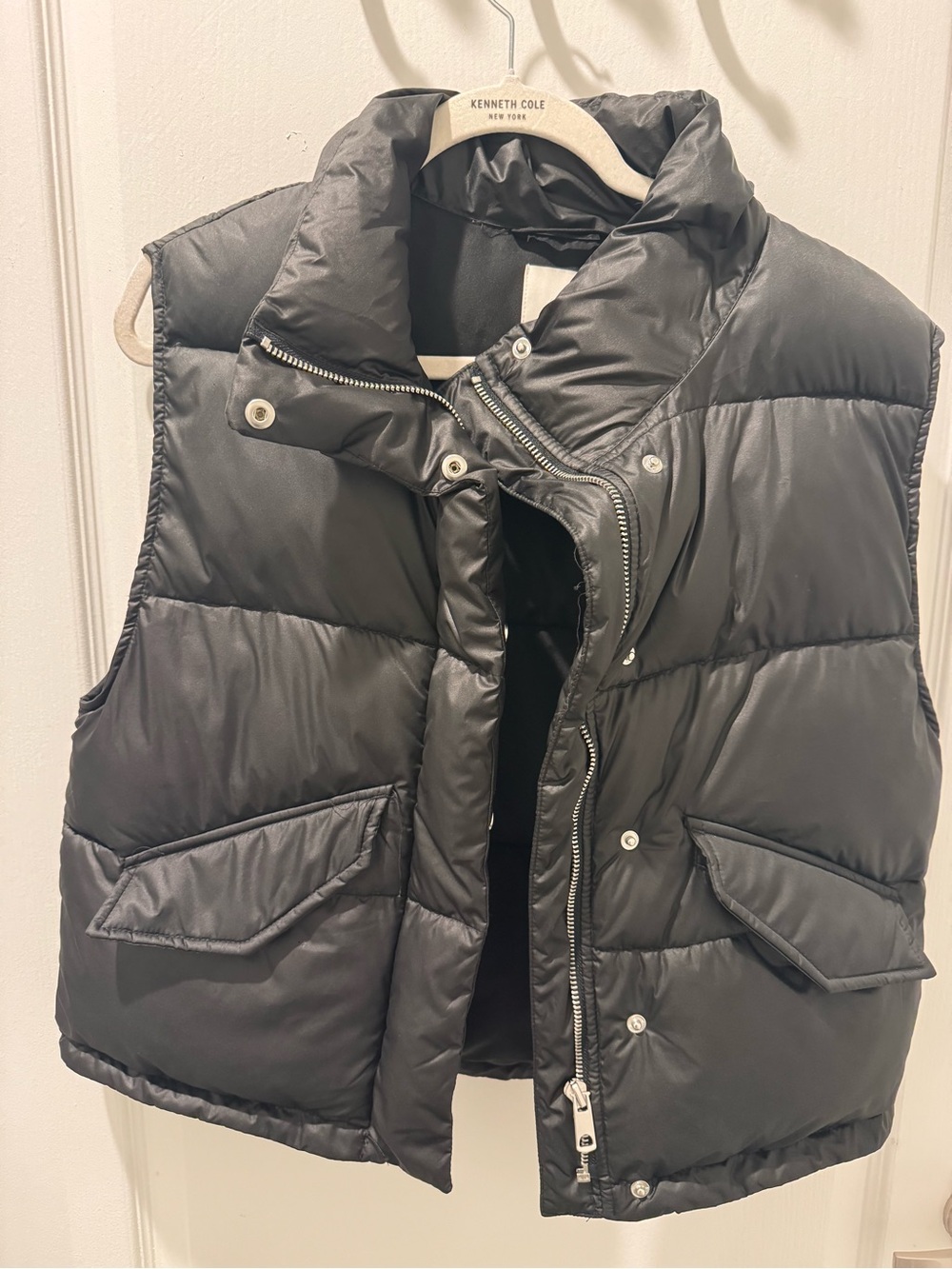 H&M Black Jacket with Contrast White Tag